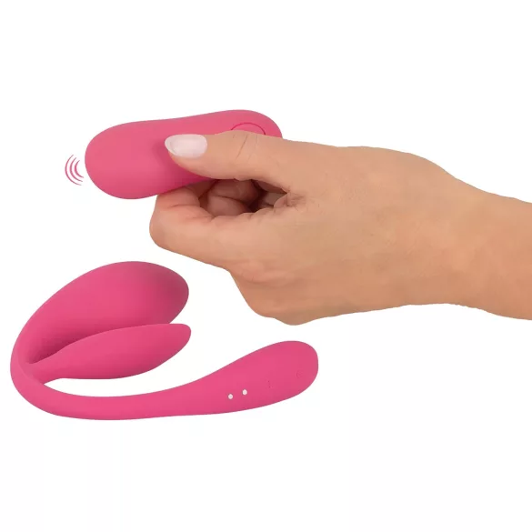 SMILE - hordható akkus, rádiós vibrotojás (pink)