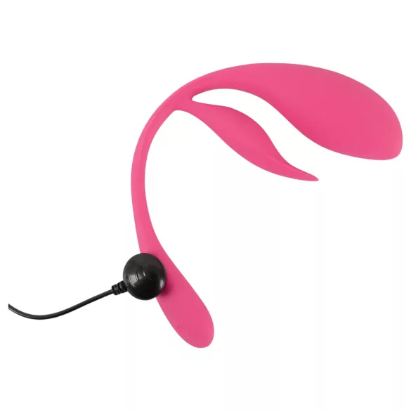 SMILE - hordható akkus, rádiós vibrotojás (pink)