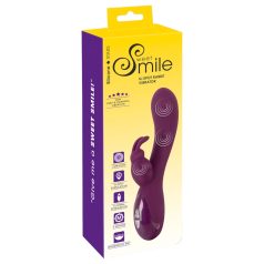 SMILE - akkus 3 motoros, csiklókaros vibrátor (lila) SMILE - akkus 3 motoros, csiklókaros vibrátor (lila)