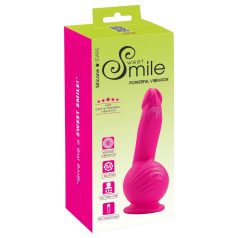 SMILE Powerful - akkus, 2 motoros tapadókorongos vibrátor (pink)   SMILE Powerful - akkus, 2 motoros tapadókorongos vibrátor (pink)