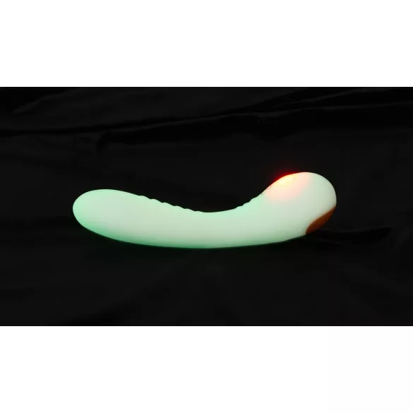 You2Toys Glow in the dark - foszforeszkáló G-pont vibrátor (fehér)