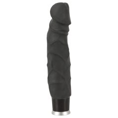 Nature Skin - élethű vibrátor - fekete (22cm) Nature Skin - élethű vibrátor - fekete (22cm)
