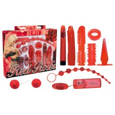   You2Toys - Vörös rózsák - vibrátoros készlet (9 részes)