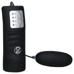 You2Toys - Velvet fekete vibrotojás - bársonyos You2Toys - Velvet fekete vibrotojás - bársonyos