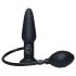 You2Toys True Black - pumpálható anál vibrátor (fekete)