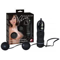 You2Toys - Velvet vibrációs gésagolyó duó - fekete