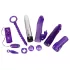 You2Toys Purple Appetizer - lila vibrátoros szexjáték szett (9 részes)