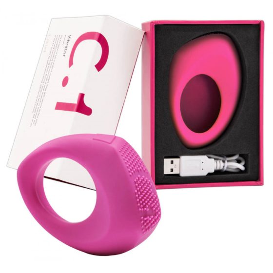 LAID C.1 - USB-s szilikon csikló vibrátor (pink)