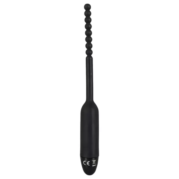 You2Toys Pearl Dilator - gömbös húgycső vibrátor - 0,8 cm (fekete)