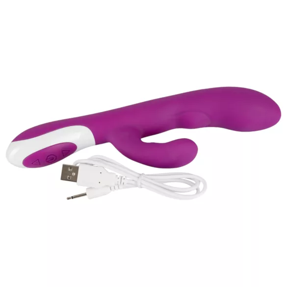 Javida - melegítő csiklóizgató vibrátor (pink)