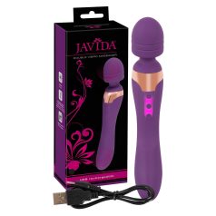 Javida Double - masszírozó vibrátor (lila) Javida Double - masszírozó vibrátor (lila)
