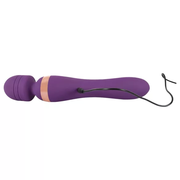 Javida Double - masszírozó wand vibrátor (lila)