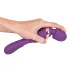 Javida Double - masszírozó wand vibrátor (lila)