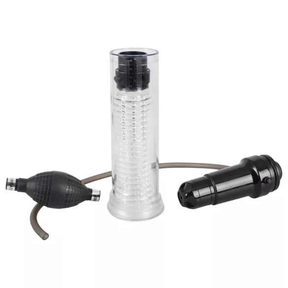 You2Toys - 2in1 - péniszpumpa és maszturbátor egyben (átlátszó)