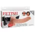 Pipedream Fetish Strap-on 9 - felcsatolható vibrátor hámmal (testszínű)