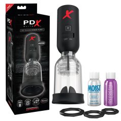 PDX Elite Tip Teazer - automata makkszívó vibrátor (fekete)   PDX Elite Tip Teazer - automata makkszívó vibrátor (fekete)