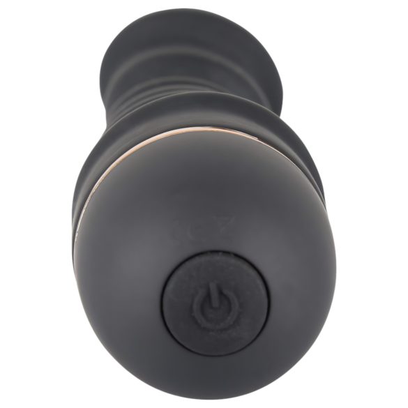 You2Toys - Bendy Ripple - bordázott vibrátor (fekete)