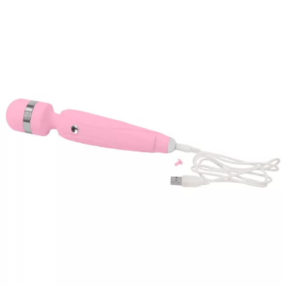 Pillow Talk Cheeky Wand - akkus masszírozó vibrátor (pink)