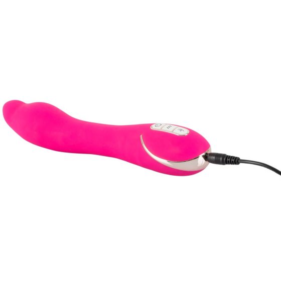 Vibe Couture Revel - vízálló, bólogató G-pont vibrátor (pink)