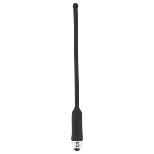 You2Toys DILATOR - fekete szilikon, vibrációs húgycső dilátor (8-11 mm)
