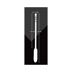   You2Toys - DILATOR - hosszú, szilikon húgycsővibrátor - fekete (8-11mm)