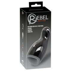 Rebel - fűthető, vibráló, fel-le mozgó maszturbátor (fekete)   Rebel - fűthető, vibráló, fel-le mozgó maszturbátor (fekete)