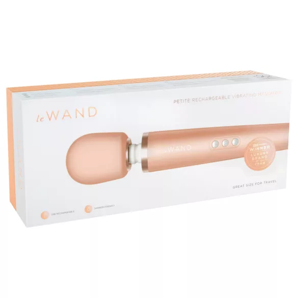 le WAND Petite - prémium akkus masszírozó vibrátor (Rose Gold)