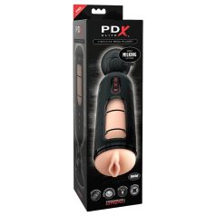 PDX Elite Mega Milker - vibráló, péniszfejő műpunci (fekete)   PDX Elite Mega Milker - vibráló, péniszfejő műpunci (fekete)