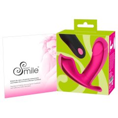   SMILE Panty - akkus, rádiós felcsatolható vibrátor (pink)