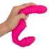 You2Toys Double2Teaser - felcsatolható vibrátor pánt nélkül (pink)