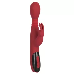   You2Toys Massager - lökő-forgó, melegítő G-pont vibrátor (piros)