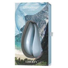   Womanizer Liberty - akkus léghullámos csiklóizgató (türkizkék)