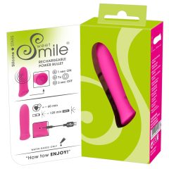   SMILE Power Bullett - akkus, extra erős kis rúdvibrátor (pink)
