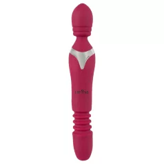 Javida Thrusting - 3in1 lökő vibrátor (piros)