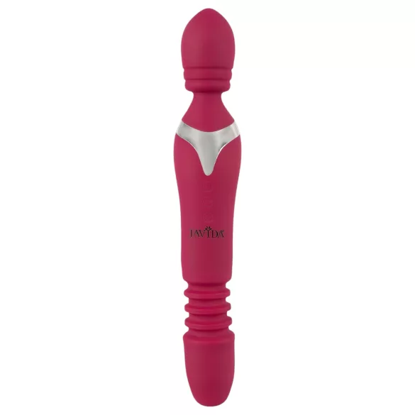 Javida Thrusting - 3in1 lökő vibrátor (piros)