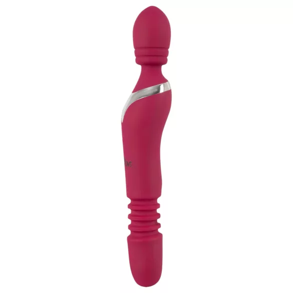 Javida Thrusting - 3in1 lökő vibrátor (piros)