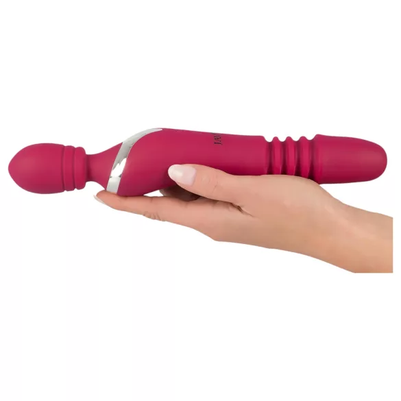 Javida Thrusting - 3in1 lökő vibrátor (piros)