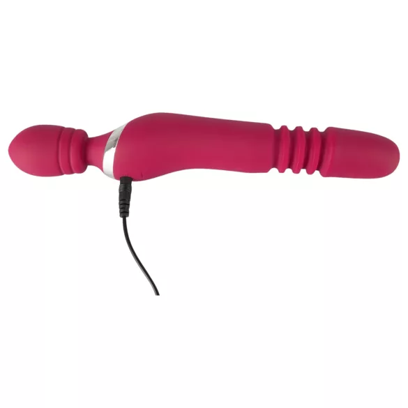 Javida Thrusting - 3in1 lökő vibrátor (piros)