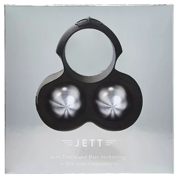 HOT Octopuss JETT - 2 motoros makkvibrátor férfiaknak (fekete)