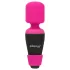 PalmPower Pocket Wand - mini masszírozó vibrátor (pink-fekete)