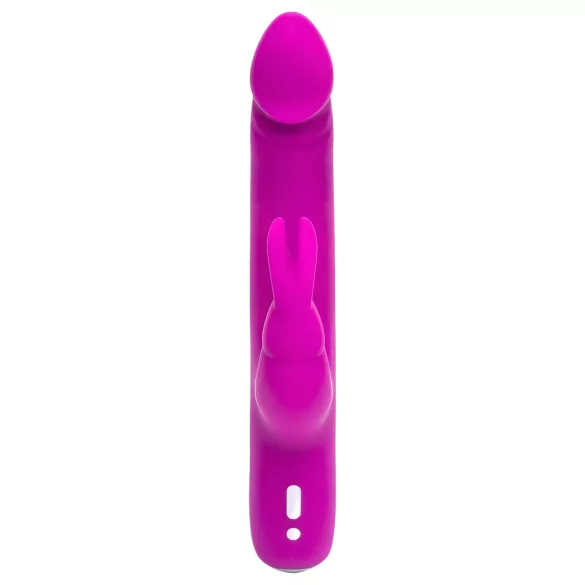 Happyrabbit Realistic Slim - akkus, csiklókaros vibrátor (lila)