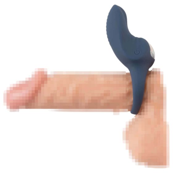 You2Toys - Cock Ring - akkus vibrációs péniszgyűrű (kék)