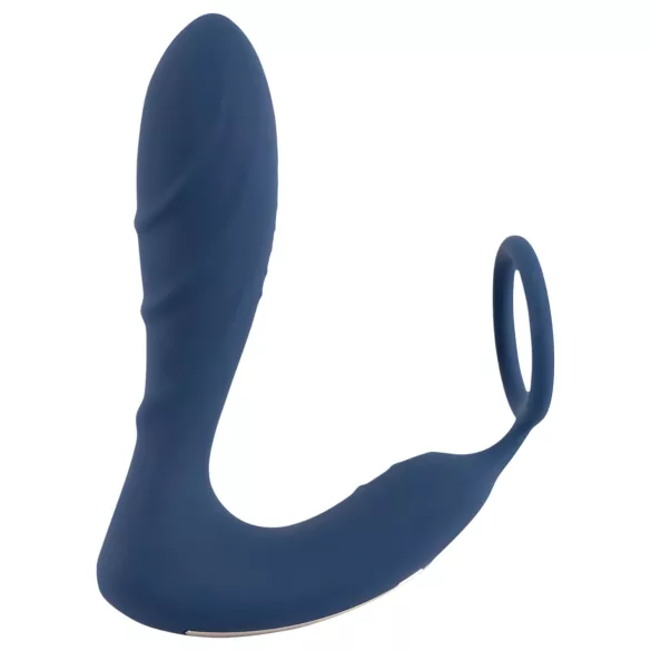 You2Toys Prostate Plug - prosztata anál vibrátor péniszgyűrűvel (kék)