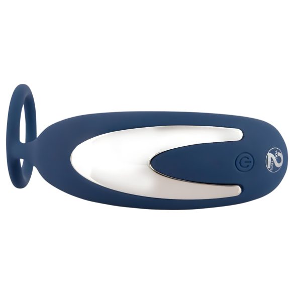 You2Toys Prostate Plug - anál vibrátor péniszgyűrűvel (kék)