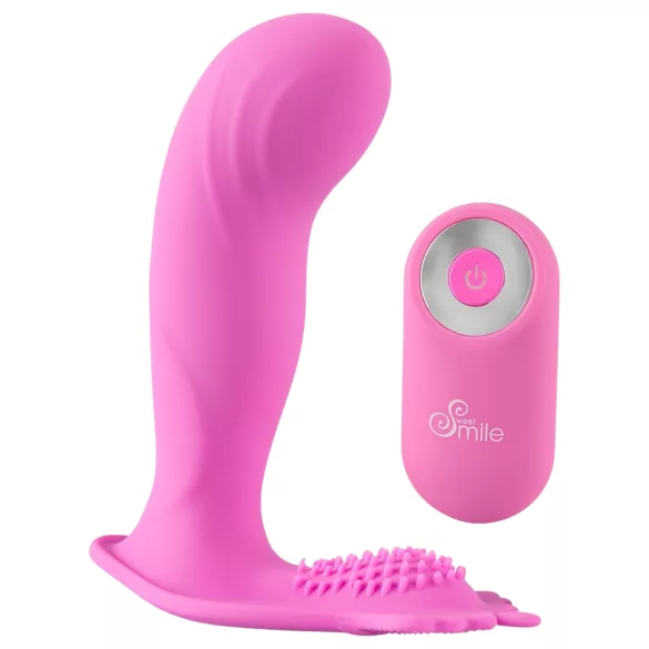 SMILE G-Spot Panty - hordható akkus, rádiós vibrátor (pink)