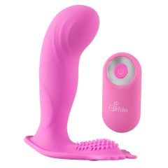   Smile G-Spot Panty - akkus, rádiós felcsatolható vibrátor (pink)