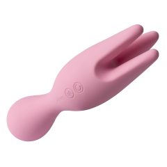  Svakom Nymph - forgó ujjak akkus csiklóvibrátor (halvány pink)