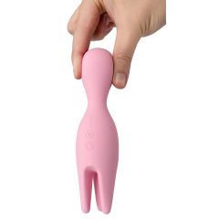   Svakom Nymph - forgó ujjak akkus csiklóvibrátor (halvány pink)