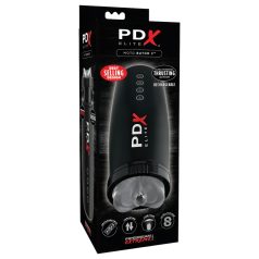 PDX Elite Moto Bator 2 - szívó, fel-le mozgó műpunci (fekete)   PDX Elite Moto Bator 2 - szívó, fel-le mozgó műpunci (fekete)