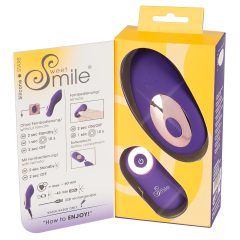 SMILE Panty - akkus, rádiós csiklóvibrátor (lila)